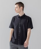 【ジョゼフ オム/JOSEPH HOMME / MEN】の【WEB・一部店舗限定】 ドライサッカーストレッチ 半袖レギュラーカラーシャツ ブラック系|ID: prp329100004551112 ipo3291000000032977700