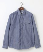 【ジョセフ アブード/JOSEPH ABBOUD / MEN】の【25SS・2WAY】リバーシブルシャツ サックスブルー系|ID: prp329100004551174 ipo3291000000032662521