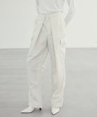 【ベイジ,/BEIGE,】の【洗える】ACANTHUS / カーヴィーシルエットカーゴパンツ Ecru|ID: prp329100004551212 ipo3291000000033577369