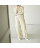 【ハッシュニュアンス/#Newans】の【洗濯機可能/ストレッチ】〈花乃まりあさんコラボ〉ホイップクリームオールインワン ホワイト|ID: prp329100004551263 ipo3291000000032676068