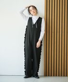 【ハッシュニュアンス/#Newans】の【洗濯機可能/ストレッチ】〈花乃まりあさんコラボ〉ホイップクリームオールインワン ブラック|ID: prp329100004551263 ipo3291000000032676069