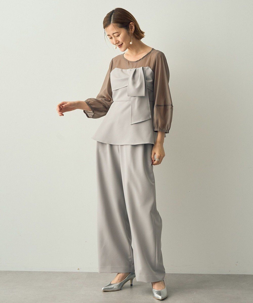 【イェッカ ヴェッカ/YECCA VECCA】の【2点SET】リボンデザインセットアップ インテリア・キッズ・メンズ・レディースファッション・服の通販 founy(ファニー) ファッション Fashion レディースファッション Fashion for Women ワンピース Dresses おすすめ Recommended / Our Picks アクセサリー Fashion Accessories コンシャス Conscious, Bodycon セットアップ Set-Up, Coordinated Outfit パーティ Party, Party Style フェミニン Feminine, Girly フレア Flare, Flared ペプラム Peplum, Flared Hem ポケット Pocket, Pocket Detail リボン Ribbon, Bow エレガント 上品 Elegant A/W・秋冬 Autumn/Winter Beige|ID: prp329100004551285 ipo3291000000033617313