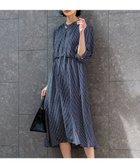 【23区/NIJYUSANKU】の【洗える】バックサテンアムンゼンレユールダイヤプリント ワンピース ネイビー系|ID: prp329100004551300 ipo3291000000033348026