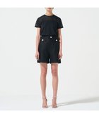 【グレース コンチネンタル/GRACE CONTINENTAL】のリネンタッチハーフパンツ ブラック|ID: prp329100004551341 ipo3291000000034410903