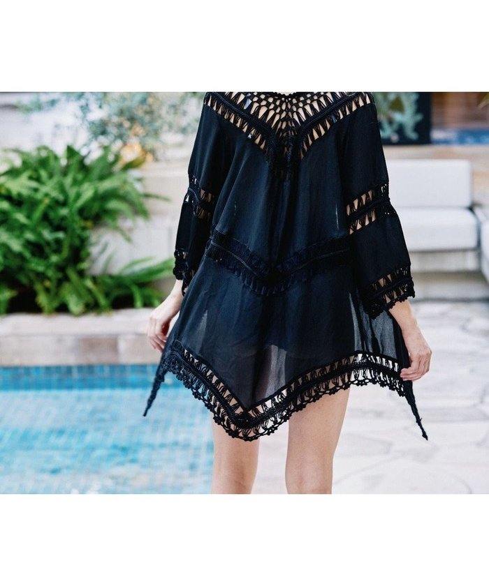 【三愛水着楽園/San-ai Resort】の水陸両用 クロシェパーツ羽織 F 【San-ai Resort(サンアイリゾート)】 インテリア・キッズ・メンズ・レディースファッション・服の通販 founy(ファニー) https://founy.com/ ファッション Fashion レディースファッション Fashion for Women 水着 Swimwear レディース水着・ビーチウェア Swimwear & Beachwear おすすめ Recommended / Our Picks リゾート Resort, Vacation Style エレガント 上品 Elegant 夏 Summer 手編み Hand-Knitted, Handmade Knit S/S・春夏 SS, Spring/Summer, Warm Season 水着 Swimsuit, Swimwear A/W・秋冬 Autumn/Winter 羽織 Haori, Light Jacket |ID: prp329100004551384 ipo3291000000034303733