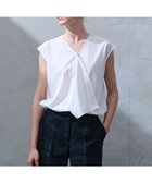 【ジョゼフ/JOSEPH】の【洗える】ライトスビン Vネックカットソー White|ID: prp329100004551428 ipo3291000000032677286