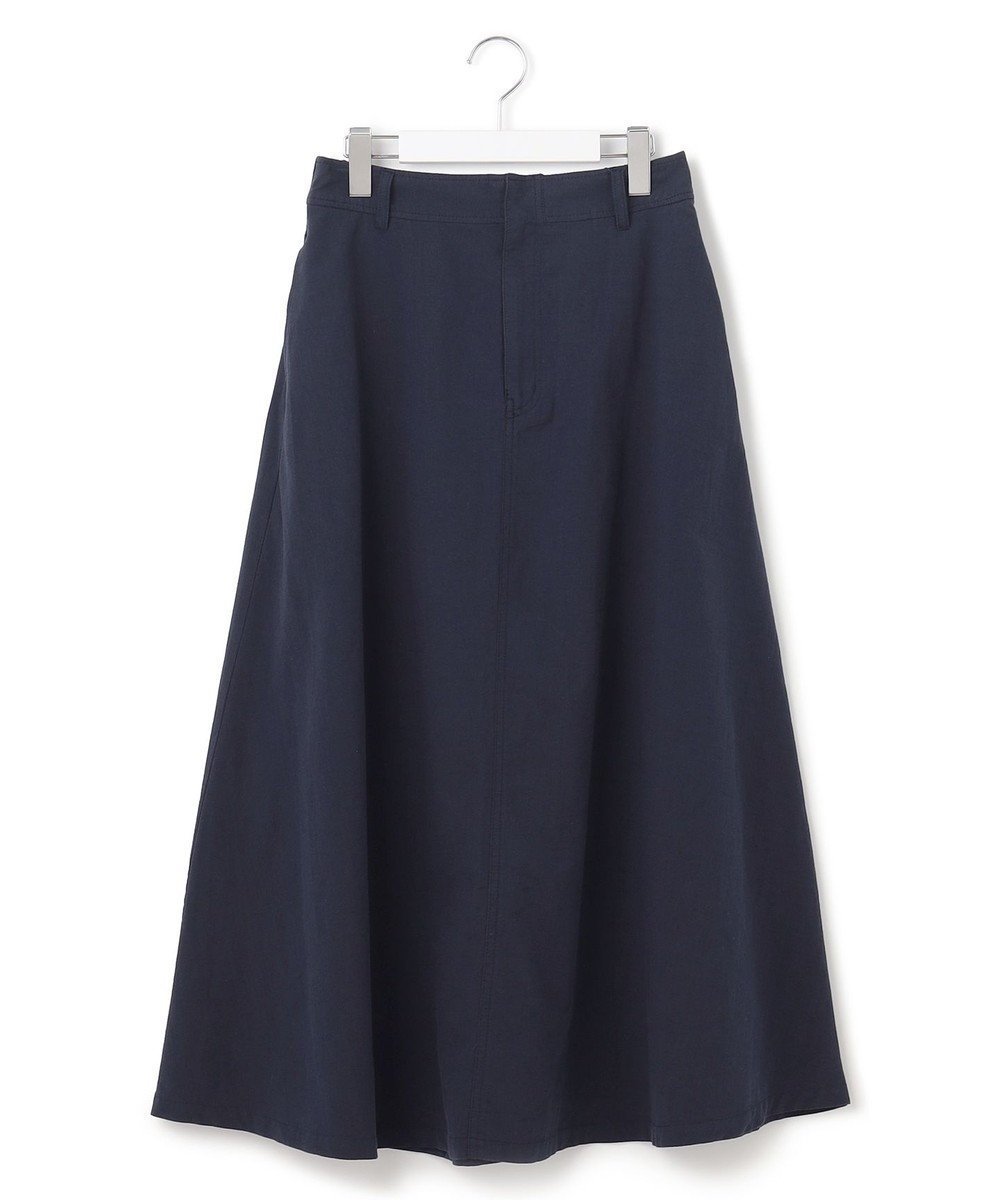 【ジェイプレスヨークストリート/J.PRESS YORK STREET】の【WOMEN】ワンウォッシュリネンコットン スカート インテリア・キッズ・メンズ・レディースファッション・服の通販 founy(ファニー) 　ファッション　Fashion　レディースファッション　Ladies' Fashion Online　スカート　Skirt　春　Spring　サンダル　Sandals　ショート　Short　スニーカー　Sneakers　タンク　Tank　フレア　Flare　ポケット　Pocket　マキシ　Maxi　リネン　Linen　リラックス　Relax　S/S・春夏　Ss・Spring/Summer　夏　Summer　ネイビー系|ID: prp329100004551447 ipo3291000000032525127