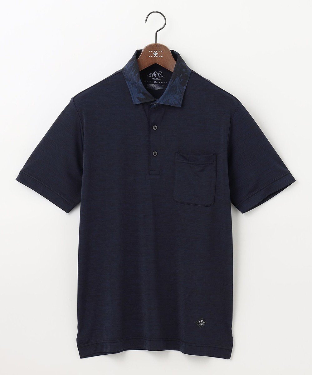 【ジョセフ アブード マウンテン/JOSEPH ABBOUD MOUNTAIN】の【UNISEX】接触冷感 クールスキンガードポロシャツ インテリア・キッズ・メンズ・レディースファッション・服の通販 founy(ファニー) 　ファッション　Fashion　レディースファッション　Ladies' Fashion Online　トップス・カットソー　Tops/Tshirt　シャツ/ブラウス　Shirts/Blouses　ポロシャツ　Polo Shirts　ユニセックス　Unisex　アウトドア　Outdoor　ストレッチ　Stretch　ポロシャツ　Polo Shirt　メランジ　Melange　レギュラー　Regular　再入荷　Restock/Back In Stock/Re Arrival　夏　Summer　春　Spring　S/S・春夏　Ss・Spring/Summer　軽量　Lightweight　ネイビー系|ID: prp329100004551450 ipo3291000000032649801
