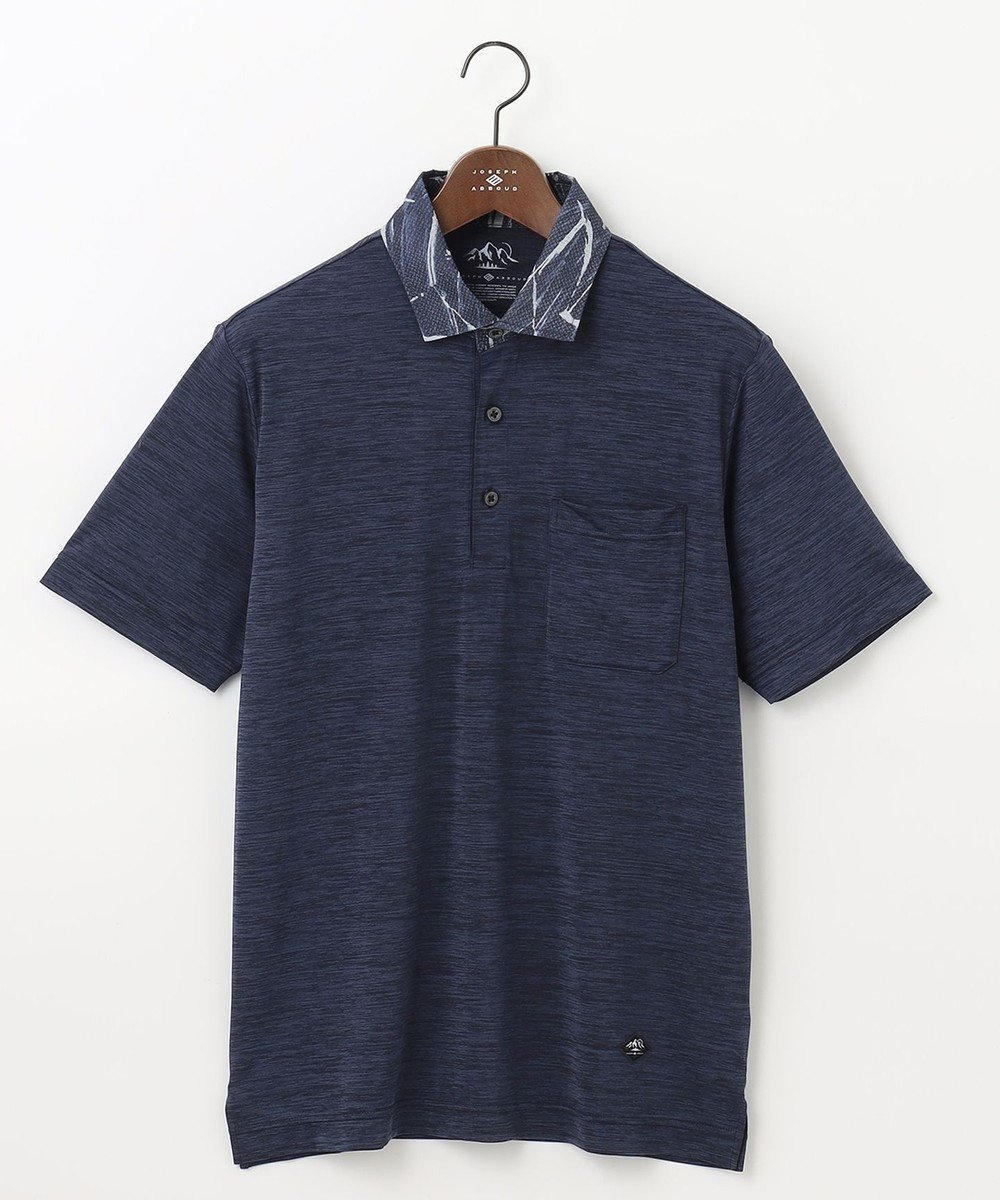 【ジョセフ アブード マウンテン/JOSEPH ABBOUD MOUNTAIN】の【UNISEX】接触冷感 クールスキンガードポロシャツ インテリア・キッズ・メンズ・レディースファッション・服の通販 founy(ファニー) 　ファッション　Fashion　レディースファッション　Fashion for Women　トップス・カットソー　Cut & Sew Tops　シャツ・ブラウス・オフィスカジュアル　Elegant Blouses & Button-Ups　ポロシャツ・きれいめカジュアル　Smart-Casual Polo Tops　ユニセックス　Unisex, Genderless　アウトドア　Outdoor Clothing　ストレッチ　Stretch, Stretchy Fabric　ポロシャツ　Polo Shirt, Collared Tee　メランジ　Melange, Mixed Yarn　レギュラー　Regular, Standard Fit　夏　Summer　春　Spring　S/S・春夏　SS, Spring/Summer, Warm Season　軽量　Lightweight, Ultra Light　ダルブルー系|ID: prp329100004551450 ipo3291000000033708143
