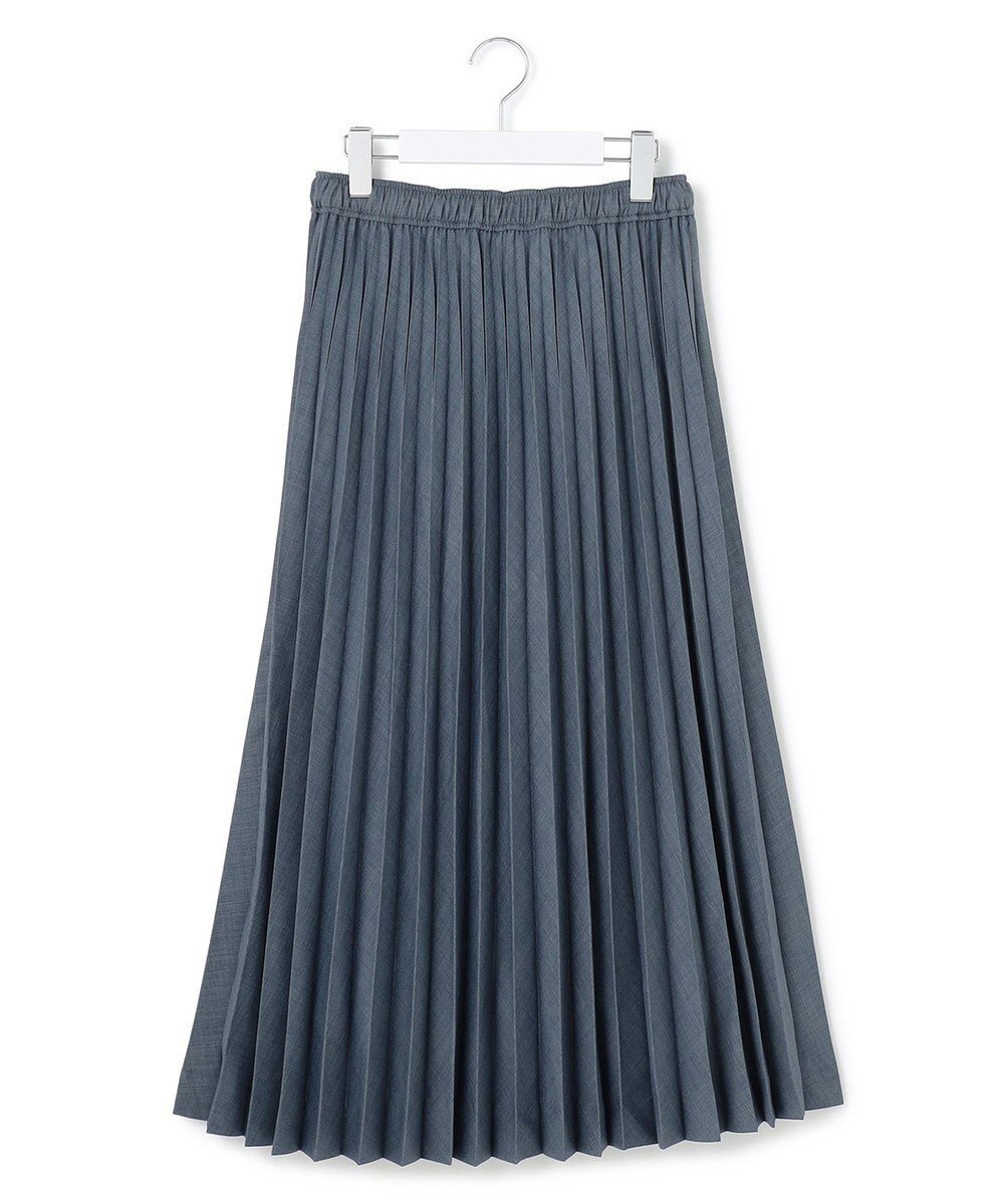 【ジェイプレスヨークストリート/J.PRESS YORK STREET】の【WOMEN】ロングプリーツスカート インテリア・キッズ・メンズ・レディースファッション・服の通販 founy(ファニー) 　ファッション　Fashion　レディースファッション　Fashion for Women　スカート　Skirts　プリーツスカート / 上品フェミニンスタイル　Pleated Skirts　おすすめ　Recommended / Our Picks　エレガント 上品　Elegant　スウェット / スエット　Sweatshirt, Sweatwear　プリーツ　Pleats, Pleated　A/W・秋冬　Autumn/Winter　ダルブルー系|ID: prp329100004551462 ipo3291000000033669138