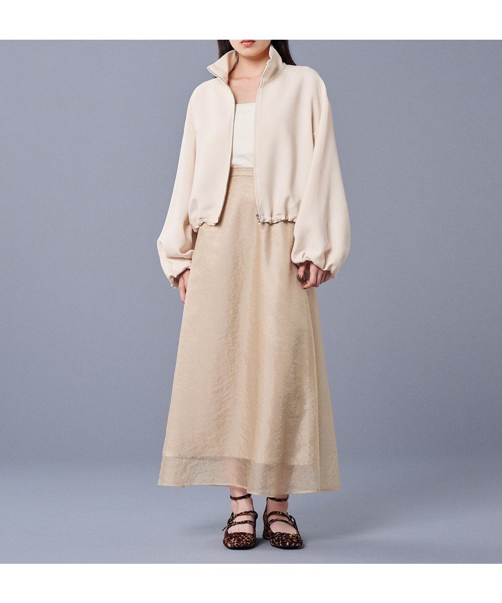 【アンクレイヴ/uncrave】の【手洗い可】リンクルオーガンジー フレアスカート(uncrave STANDARD) インテリア・キッズ・メンズ・レディースファッション・服の通販 founy(ファニー) 　ファッション　Fashion　レディースファッション　Fashion for Women　スカート　Skirts　Aライン・フレアスカート　A-Line & Flared Skirts　エレガント 上品　Elegant　オーガンジー　Organza Fabric　シアー　Sheer, See-Through　シンプル　Simple, Minimal　フレア　Flare, Flared　A/W・秋冬　Autumn/Winter　S/S・春夏　SS, Spring/Summer, Warm Season　夏　Summer　ベージュ|ID: prp329100004551465 ipo3291000000033681475