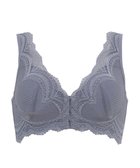 【ブラデリス ニューヨーク/BRADELIS New York】の【BRADELIS Me / ノンワイヤー・コンパクト補正】 フロントホックブラ24A1 フロントファスナー グレー|ID: prp329100004551520 ipo3291000000032678701