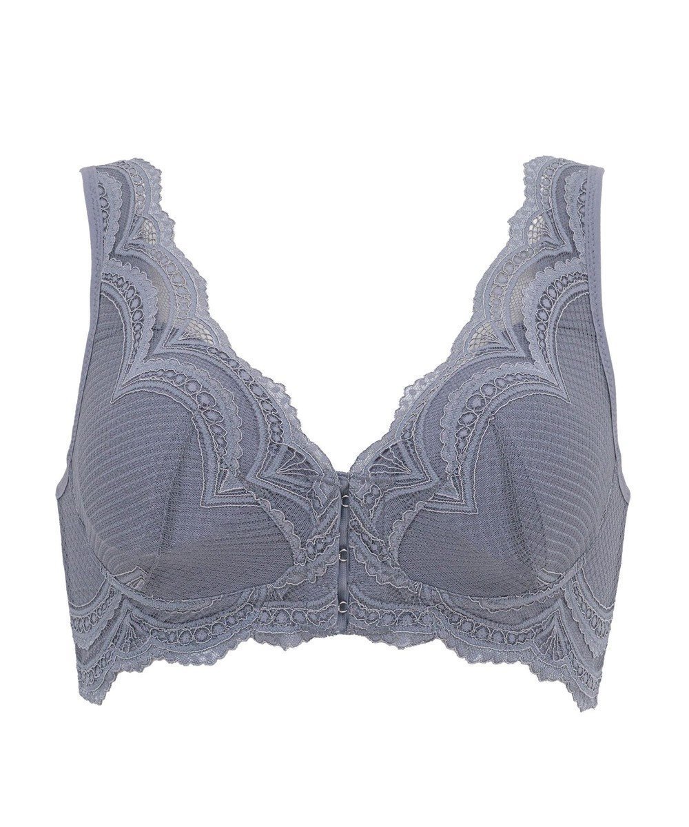 【ブラデリス ニューヨーク/BRADELIS New York】の【BRADELIS Me / ノンワイヤー・コンパクト補正】 フロントホックブラ24A1 フロントファスナー インテリア・キッズ・メンズ・レディースファッション・服の通販 founy(ファニー) 　ファッション　Fashion　レディースファッション　Fashion for Women　アンダー　Underwear Essentials　コンパクト　Compact, Small Size　吸水　Absorbent, Quick-Dry　ショルダー　Shoulder, Shoulder Strap　タンク　Tank Top, Sleeveless Top　ビキニ　Bikini, Two-Piece Swimsuit　フィット　Fit, Slim Fit　フロント　Front, Front Design　ブラジャー　Bra, Lingerie　ポケット　Pocket, Pocket Detail　メッシュ　Mesh, Net Fabric　ランジェリー　Lingerie, Intimate Wear　ループ　Loop, Loop Knit　レース　Lace, Lace Fabric　ワイヤー　Wire, Wired Bra　おすすめ　Recommended / Our Picks　グレー|ID: prp329100004551520 ipo3291000000032678701