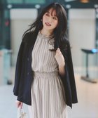 【エニィ スィス/any SiS】の【洗える】ノーカラーライト ジャケット 人気、トレンドファッション・服の通販 founy(ファニー) ファッション Fashion レディースファッション Fashion for Women アウター Coat / Outerwear Collection レディースジャケット・軽アウター Jackets ノーカラージャケット / シンプル上品コーデ Collarless Jackets おすすめ Recommended / Our Picks カーディガン Cardigan, Knitwear ジャケット Jacket, Outerwear ストレッチ Stretch, Stretchy Fabric スリット Slit, Slit Detail デニム Denim, Jeans Material ボトム Bottoms, Lower Wear 夏 Summer 旅行 Travel 春 Spring S/S・春夏 SS, Spring/Summer, Warm Season 洗える Machine Washable thumbnail ネイビー|ID: prp329100004551550 ipo3291000000034322862