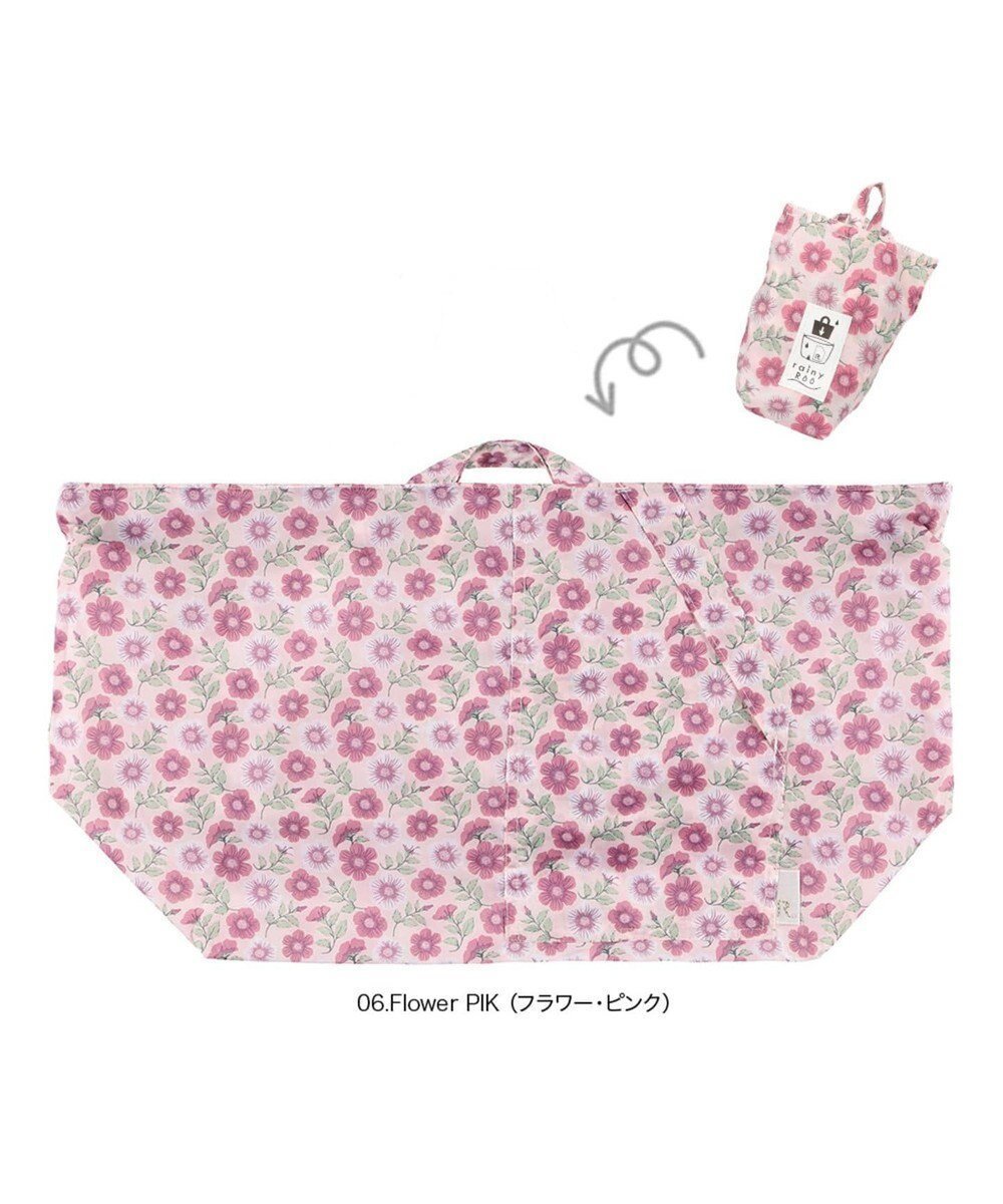 【ルートート/ROOTOTE】の1882【レインバッグ&エコバッグ:はっ水加工】/ LT.レイニールー-F インテリア・キッズ・メンズ・レディースファッション・服の通販 founy(ファニー) 　ファッション　Fashion　レディースファッション　Fashion for Women　コンパクト　Compact, Small Size　傘　Umbrella, Parasol　ドット　Polka Dot, Dot Pattern　ハンカチ　Handkerchief, Hanky　パターン　Pattern, Design Print　プリント　Print, Printed Pattern　ポケット　Pocket, Pocket Detail　水玉　Polka Dot, Dot Pattern　ランダム　Random, Irregular　06:フラワー・ピンク|ID: prp329100004551733 ipo3291000000033187727