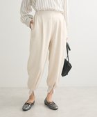 【グリーンパークス/Green Parks】の・furryrateポンチスエードジョガーパンツ Ivory|ID: prp329100004551790 ipo3291000000032775443