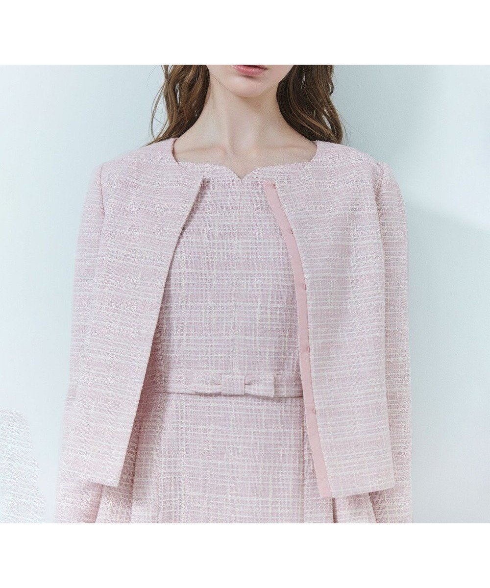 【トッカ/TOCCA】の【WEB限定カラーあり・洗える】FIRST SPRINGS ジャケット インテリア・キッズ・メンズ・レディースファッション・服の通販 founy(ファニー) 　ファッション　Fashion　レディースファッション　Fashion for Women　アウター　Coat / Outerwear Collection　レディースジャケット・軽アウター　Jackets　ノーカラージャケット / シンプル上品コーデ　Collarless Jackets　2025年　2025　2025春夏・S/S　Spring/Summer 2025 SS25　ジャケット　Jacket, Outerwear　夏　Summer　S/S・春夏　SS, Spring/Summer, Warm Season　洗える　Machine Washable　A/W・秋冬　Autumn/Winter　ピンク|ID: prp329100004551857 ipo3291000000033565675