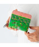 【ツモリチサト キャリー/tsumori chisato CARRY】のカラフルレオパード ラウンドファスナー 2つ折り財布 グリーン|ID: prp329100004551902 ipo3291000000032727595