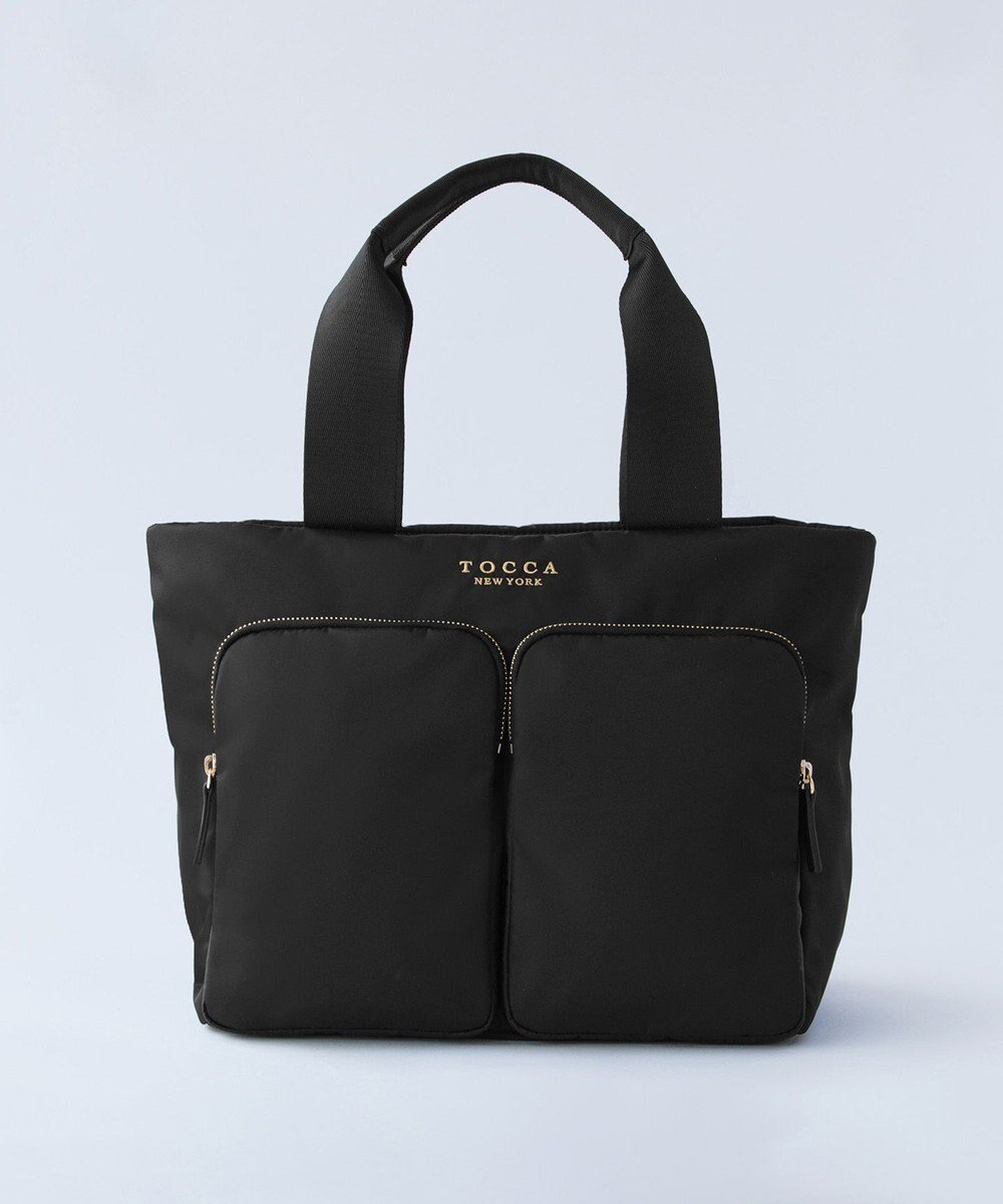 【トッカ/TOCCA】の【A4サイズ対応】VIA METORO NYLON BAG ナイロンバッグ インテリア・キッズ・メンズ・レディースファッション・服の通販 founy(ファニー) 　ファッション　Fashion　レディースファッション　Fashion for Women　バッグ　Bags　クラウン　Crown, Royal Motif　ショルダー　Shoulder, Shoulder Strap　ジップ　Zip, Zipper　財布　Wallet, Purse　フロント　Front, Front Design　ポケット　Pocket, Pocket Detail　マグネット　Magnet, Magnetic Closure　ラベンダー　Lavender　リュクス　Luxury, Elegant, High-End, Chic　A/W・秋冬　Autumn/Winter　冬　Winter / This Winter　旅行　Travel　ビジネス 仕事 通勤　Business / Work / Commuting　ブラック系|ID: prp329100004551929 ipo3291000000032727648