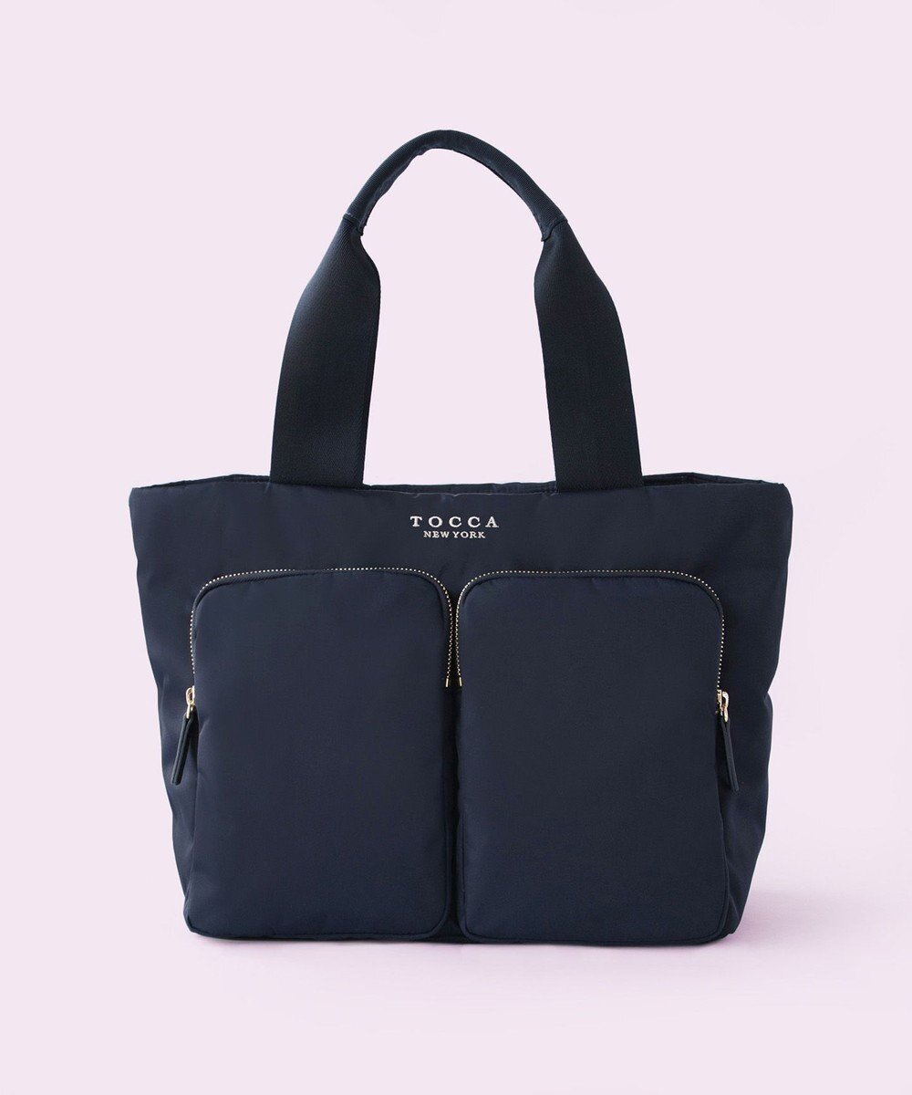 【トッカ/TOCCA】の【WEB&一部店舗限定・A4サイズ対応】VIA METRO NYLON BAG ナイロンバッグ インテリア・キッズ・メンズ・レディースファッション・服の通販 founy(ファニー) 　ファッション　Fashion　レディースファッション　Fashion for Women　バッグ　Bags　アウトドア　Outdoor Clothing　クラウン　Crown, Royal Motif　ショルダー　Shoulder, Shoulder Strap　ジップ　Zip, Zipper　財布　Wallet, Purse　フロント　Front, Front Design　ポケット　Pocket, Pocket Detail　マグネット　Magnet, Magnetic Closure　ラベンダー　Lavender　リュクス　Luxury, Elegant, High-End, Chic　旅行　Travel　ビジネス 仕事 通勤　Business / Work / Commuting　ネイビー系|ID: prp329100004551929 ipo3291000000035710360