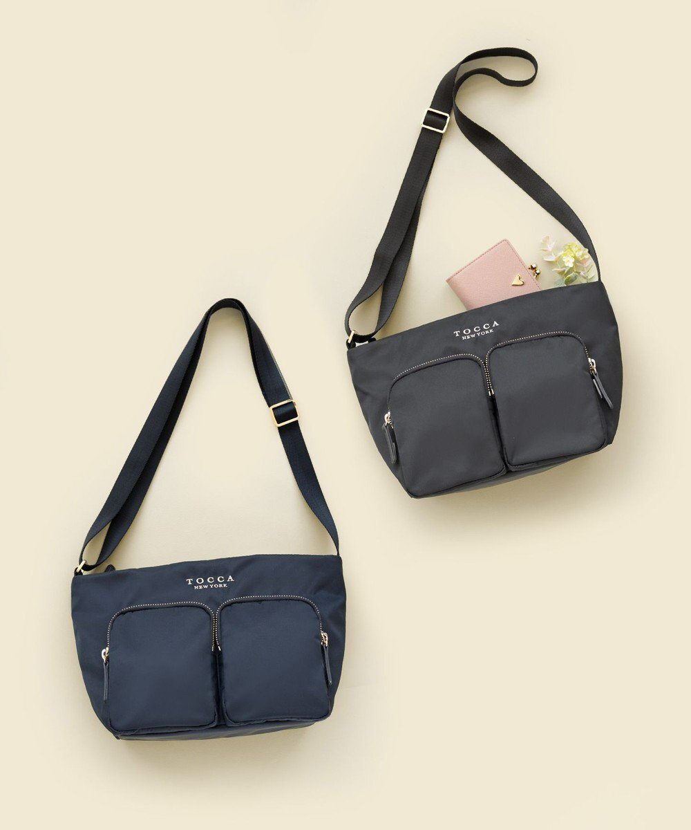 【トッカ/TOCCA】のVIA METRO POCHETTE ポシェットバッグ インテリア・キッズ・メンズ・レディースファッション・服の通販 founy(ファニー) 　ファッション　Fashion　レディースファッション　Ladies' Fashion Online　バッグ　Bag　冬　Winter　クラウン　Crown　ジップ　Zip　フロント　Front　ポケット　Pocket　ポシェット　Pochette　ラベンダー　Lavender　リュクス　Luxe　旅行　Travel　A/W・秋冬　Aw・Autumn/Winter・Fw・Fall-Winter　財布　Wallet　ライトグレー系|ID: prp329100004551932 ipo3291000000032605625