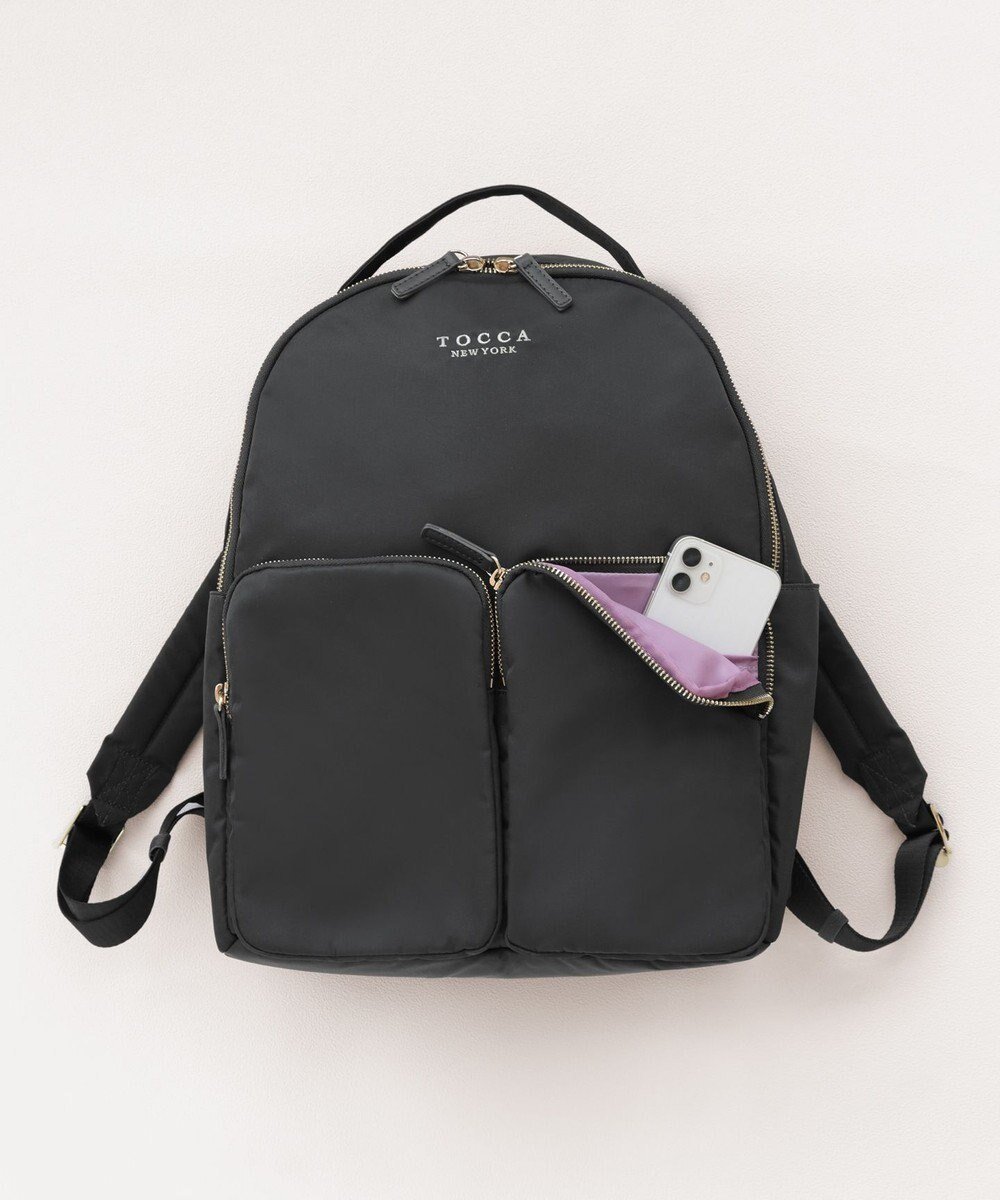 【トッカ/TOCCA】の【A4サイズ対応】VIA METRO BACKPACK バッグパック 人気、トレンドファッション・服の通販 founy(ファニー) 　ファッション　Fashion　レディースファッション　Fashion for Women　バッグ　Bags　アウトドア　Outdoor Clothing　キーホルダー　Keychain, Key Holder　クッション　Cushion, Throw Pillow　クラウン　Crown, Royal Motif　ジップ　Zip, Zipper　財布　Wallet, Purse　フロント　Front, Front Design　ポケット　Pocket, Pocket Detail　メッシュ　Mesh, Net Fabric　ラベンダー　Lavender　リュクス　Luxury, Elegant, High-End, Chic　リュック　Backpack, Rucksack　A/W・秋冬　Autumn/Winter　冬　Winter / This Winter　おすすめ　Recommended / Our Picks　旅行　Travel　ビジネス 仕事 通勤　Business / Work / Commuting　 other-1|ID: prp329100004551936 ipo3291000000032727652