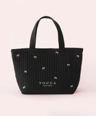 【トッカ/TOCCA】の【WEB&一部店舗限定】【A4サイズ対応】LUCKY SHOWER TOTE トートバッグ ブラック×リボン|ID: prp329100004551953 ipo3291000000035695281