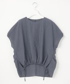 【23区/NIJYUSANKU】の【SLOW/一部店舗限定】ナチュラルピケワッシャー ブラウス ダルブルー系|ID:prp329100004551969