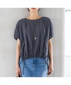 【23区/NIJYUSANKU】の【SLOW/一部店舗限定】ナチュラルピケワッシャー ブラウス ダルブルー系|ID:prp329100004551969