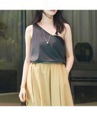【23区/NIJYUSANKU】の【SLOW/一部店舗限定】ライトツイストコットン レイヤード タンクトップ グレー系|ID:prp329100004551991