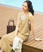 【23区/NIJYUSANKU】の【SLOW/一部店舗限定】UVカット/撥水/接触冷感 ナイロンタスランタフタ ワンピース ベージュ系|ID:prp329100004552029