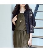 【23区/NIJYUSANKU】の【SLOW/一部店舗限定】ブライトヴィンテージクロス ノースリーブ ブラウス カーキ系|ID:prp329100004552062