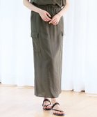 【23区/NIJYUSANKU】の【SLOW/一部店舗限定】ブライトヴィンテージクロス Iライン スカート グレー系|ID: prp329100004552071 ipo3291000000033711933