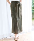 【23区/NIJYUSANKU】の【SLOW/一部店舗限定】ブライトヴィンテージクロス Iライン スカート カーキ系|ID: prp329100004552071 ipo3291000000033711935