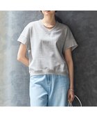 【23区/NIJYUSANKU】の【SLOW/WEB限定】ラスティックテリー Vネック カットソー ライトグレー系|ID:prp329100004552074