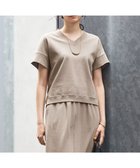 【23区/NIJYUSANKU】の【SLOW/WEB限定】ラスティックテリー Vネック カットソー ベージュ系|ID:prp329100004552074
