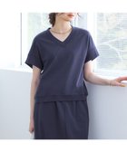 【23区/NIJYUSANKU】の【SLOW/WEB限定】ラスティックテリー Vネック カットソー ダルブルー系|ID:prp329100004552074