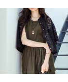 【23区/NIJYUSANKU】の【SLOW/一部店舗限定】モチーフレース シャツ ブラック系|ID:prp329100004552085