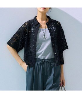 【23区/NIJYUSANKU】の【SLOW/一部店舗限定】モチーフレース シャツ 人気、トレンドファッション・服の通販 founy(ファニー) ファッション Fashion レディースファッション Ladies' Fashion Online トップス・カットソー Tops/Tshirt シャツ/ブラウス Shirts/Blouses 春 Spring コンパクト Compact バランス Balance フロント Front ボタニカル Botanical ボトム Bottom モチーフ Motif レース Race S/S・春夏 Ss・Spring/Summer おすすめ Recommend 夏 Summer エレガント 上品 Elegant 2025年 2025 2025春夏・S/S Ss,Spring/Summer,2025 |ID:prp329100004552085