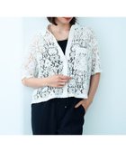 【23区/NIJYUSANKU】の【SLOW/一部店舗限定】モチーフレース シャツ ホワイト系|ID:prp329100004552085