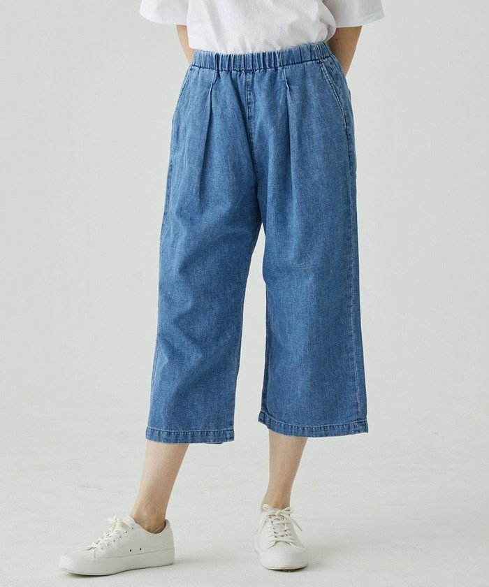 【サキュウ/caqu】の【洗える/リネン混/涼しい】FS linen cropped wide pants クロップド丈ワイドイージーパンツ インテリア・キッズ・メンズ・レディースファッション・服の通販 founy(ファニー) https://founy.com/ ファッション Fashion レディースファッション Ladies' Fashion Online パンツ Pants デニムパンツ Denim Pants インディゴ Indigo 春 Spring 洗える Washable クロップド Cropped 軽量 Lightweight ジーンズ Jeans センター Center デニム Denim ファブリック Fabric ユーズド Used リアル Real リネン Linen ワイド Wide A/W・秋冬 Aw・Autumn/Winter・Fw・Fall-Winter S/S・春夏 Ss・Spring/Summer 夏 Summer |ID: prp329100004552109 ipo3291000000032583196