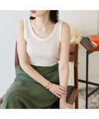 【アメリカンホリック/AMERICAN HOLIC】のバイカラーテレコタンクトップ Light Beige|ID: prp329100004552136 ipo3291000000032538743