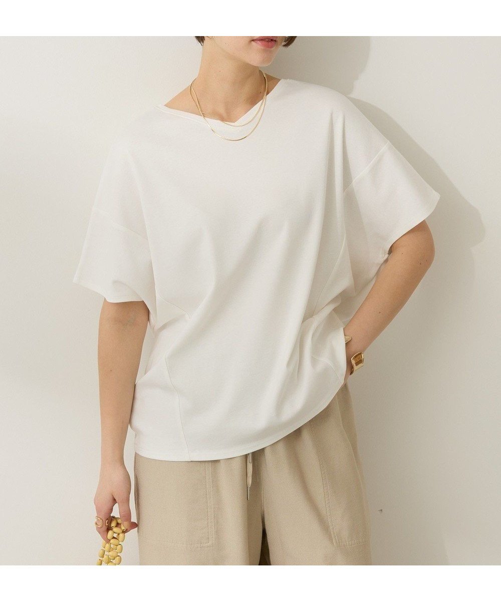 【アメリカンホリック/AMERICAN HOLIC】の【接触冷感】フレンチスリーブコクーンプルオーバー 人気、トレンドファッション・服の通販 founy(ファニー) ファッション Fashion レディースファッション Fashion for Women トップス・カットソー Cut & Sew Tops シャツ・ブラウス・オフィスカジュアル Elegant Blouses & Button-Ups ロングTシャツ・Tシャツ Longline T-Shirts & Tees カジュアルプルオーバー・ニットトップス Pullovers & Knit Tops / Casual Pullovers カットソー・ベーシックTシャツ Cut-and-Sewn Tops / Stretch Tees & Basics カットソー Cut and Sewn Top スリーブ Sleeve, Long Sleeve / Short Sleeve フレンチ French, French Style ポケット Pocket, Pocket Detail 夏 Summer 春 Spring S/S・春夏 SS, Spring/Summer, Warm Season other-1|ID: prp329100004552148 ipo3291000000033588470