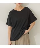 【アメリカンホリック/AMERICAN HOLIC】の【接触冷感】フレンチスリーブコクーンプルオーバー 人気、トレンドファッション・服の通販 founy(ファニー) ファッション Fashion レディースファッション Fashion for Women トップス・カットソー Cut & Sew Tops シャツ・ブラウス・オフィスカジュアル Elegant Blouses & Button-Ups ロングTシャツ・Tシャツ Longline T-Shirts & Tees カジュアルプルオーバー・ニットトップス Pullovers & Knit Tops / Casual Pullovers カットソー・ベーシックTシャツ Cut-and-Sewn Tops / Stretch Tees & Basics カットソー Cut and Sewn Top スリーブ Sleeve, Long Sleeve / Short Sleeve フレンチ French, French Style ポケット Pocket, Pocket Detail 夏 Summer 春 Spring S/S・春夏 SS, Spring/Summer, Warm Season thumbnail Black|ID: prp329100004552148 ipo3291000000033588476