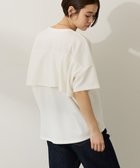 【アメリカンホリック/AMERICAN HOLIC】のバックフリル半袖プルオーバー Off White|ID: prp329100004552155 ipo3291000000032297462