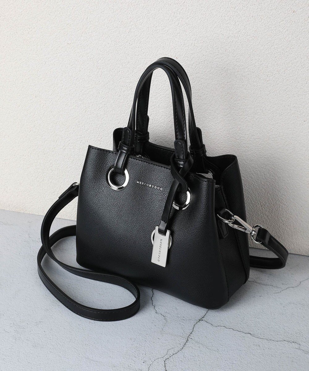 【スタイルコード/STYLE CODE】の【MERCURYDUO/マーキュリーデュオ】メタルアイレット ミニショルダーバッグ、ハンドバッグ インテリア・キッズ・メンズ・レディースファッション・服の通販 founy(ファニー) 　ファッション　Fashion　レディースファッション　Ladies' Fashion Online　バッグ　Bag　コンパクト　Compact　ショルダー　Shoulder　ハンドバッグ　Handbag　フェミニン　Feminine　ポケット　Pocket　再入荷　Restock/Back In Stock/Re Arrival　NEW・新作・新着・新入荷　New Arrivals　エレガント 上品　Elegant　ブラック|ID: prp329100004553059 ipo3291000000032668653