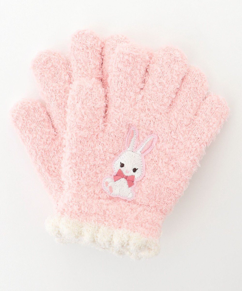 【エニファム/any FAM / KIDS】のアニマル刺繍手袋 インテリア・キッズ・メンズ・レディースファッション・服の通販 founy(ファニー) 　ファッション　Fashion　キッズファッション　KIDS　おすすめ　Recommend　アニマル　Animal　スマホ　Smartphone　人気　Popularity　再入荷　Restock/Back In Stock/Re Arrival　冬　Winter　A/W・秋冬　Aw・Autumn/Winter・Fw・Fall-Winter　ピンク(ウサギ)|ID: prp329100004553665 ipo3291000000032245390