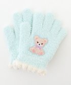 【エニィ/ANY / KIDS】のアニマル刺繍手袋 ミント(クマ)|ID: prp329100004553665 ipo3291000000034628446