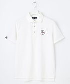 【23区 ゴルフ/23区GOLF / MEN】の【MEN】【吸水速乾・UVケア】ロゴジャガード 半袖ポロシャツ ホワイト系|ID: prp329100004553692 ipo3291000000033022659
