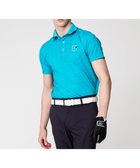 【23区 ゴルフ/23区GOLF / MEN】の【MEN】【吸水速乾・UVケア】ロゴジャガード 半袖ポロシャツ ターコイズブルー系|ID: prp329100004553692 ipo3291000000033022660